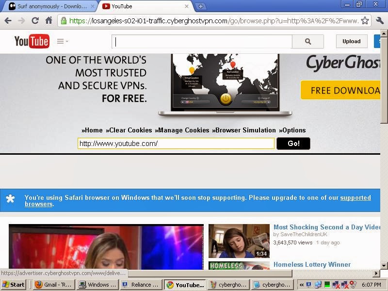Anonymizer Free Proxy